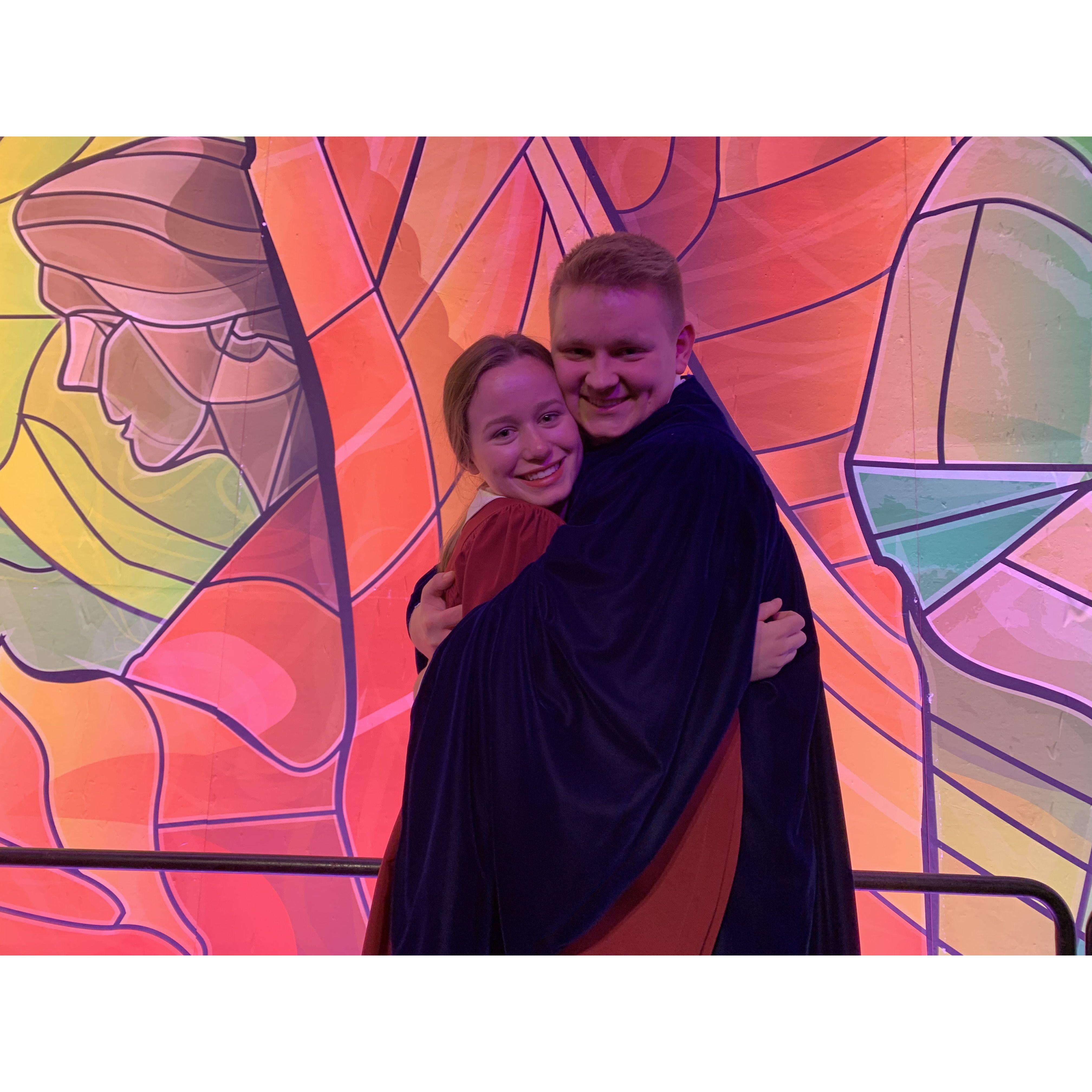 One of the many Christmas Concert photos of us