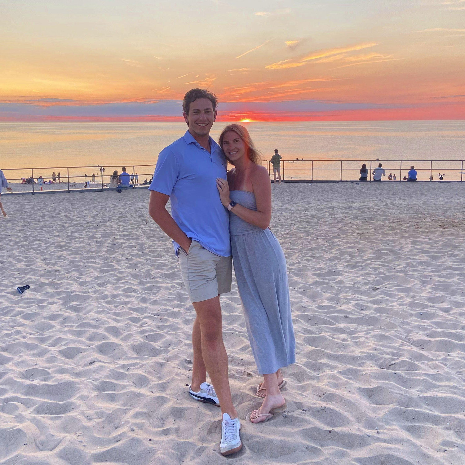 Trevor's first camping trip at Warren Dunes, MI with the Schmits!