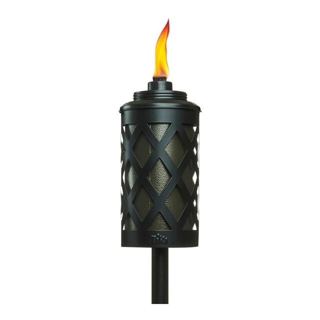 TIKI Metal Steel Citronella Garden Torch