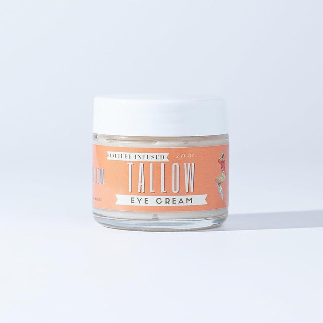 Coffee-Infused Tallow Eye Cream | Beef Tallow | Anti-Aging & Hydrating Eye Treatment