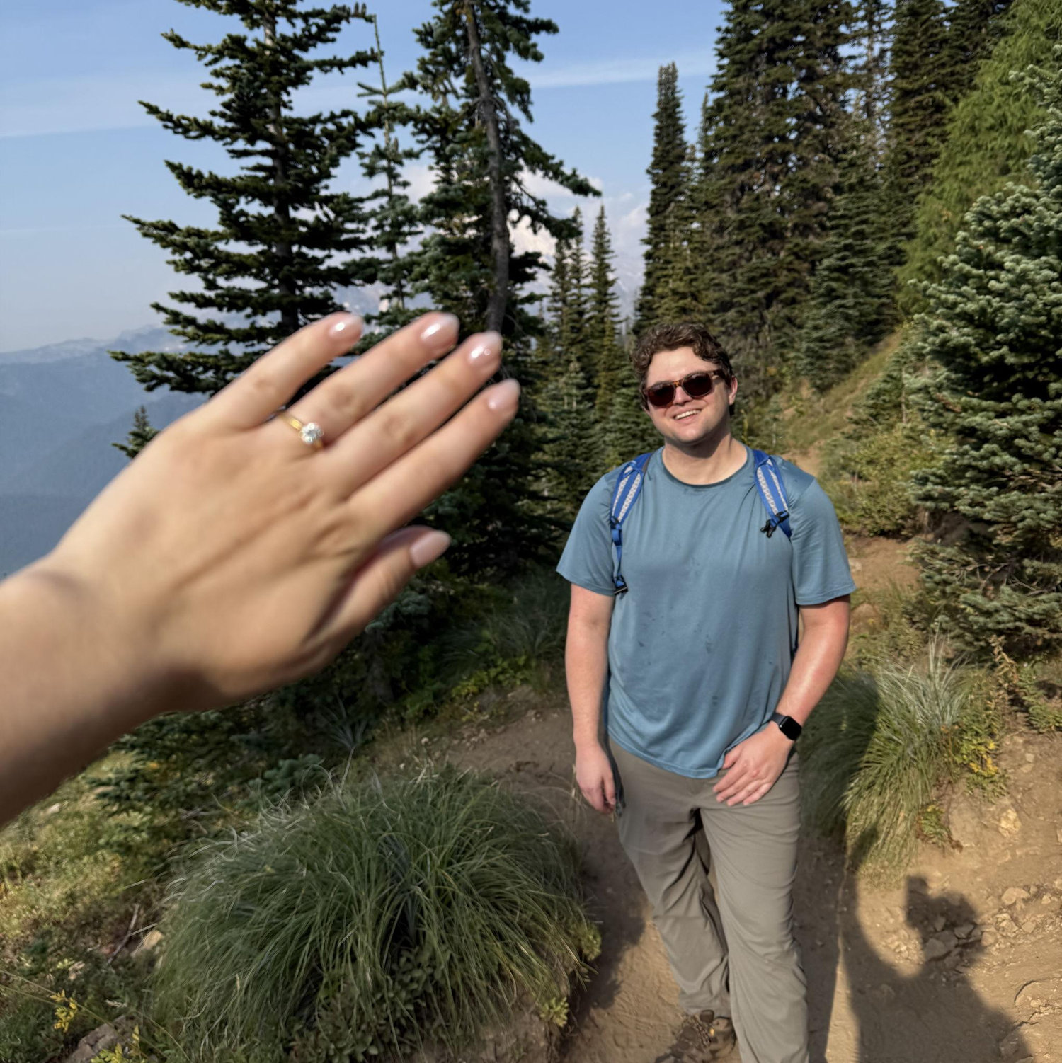 Reveling in engagement bliss throughout Mt. Rainier 2025