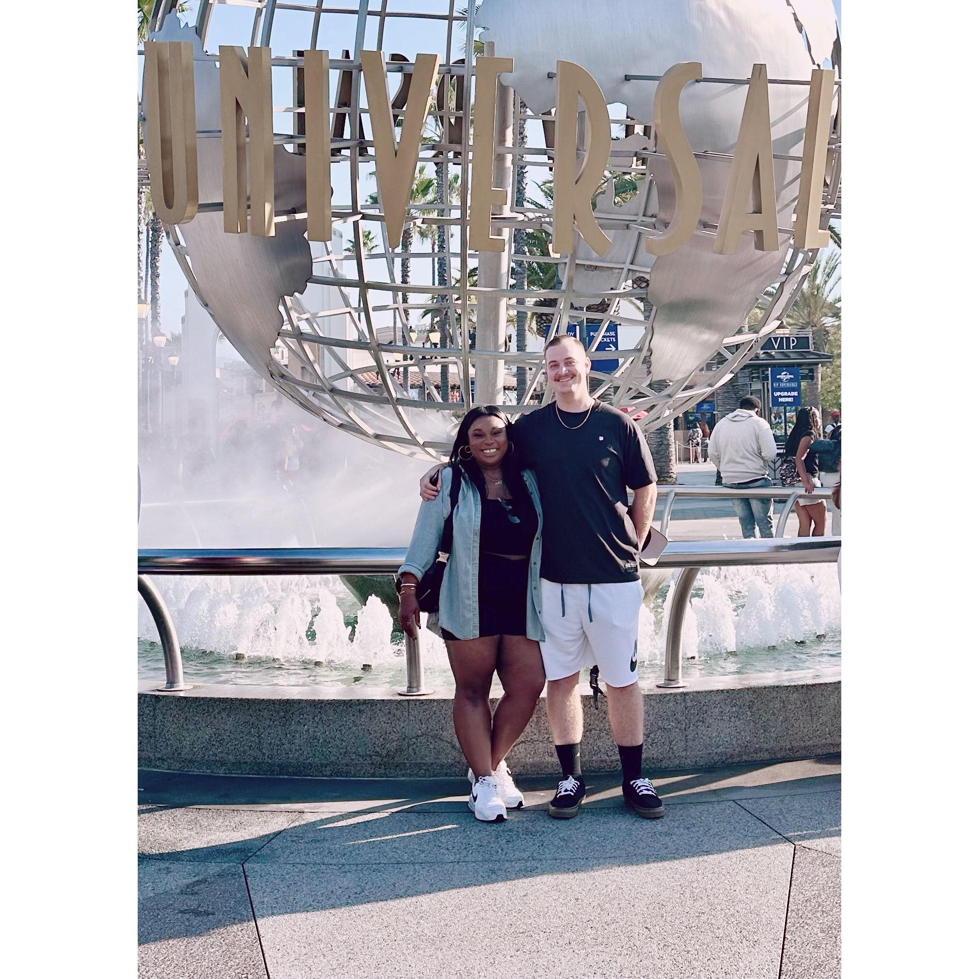 Universal Studios! We love theme parks together