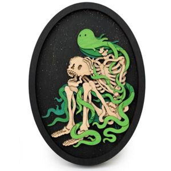 Laser Woodcut Wall Art