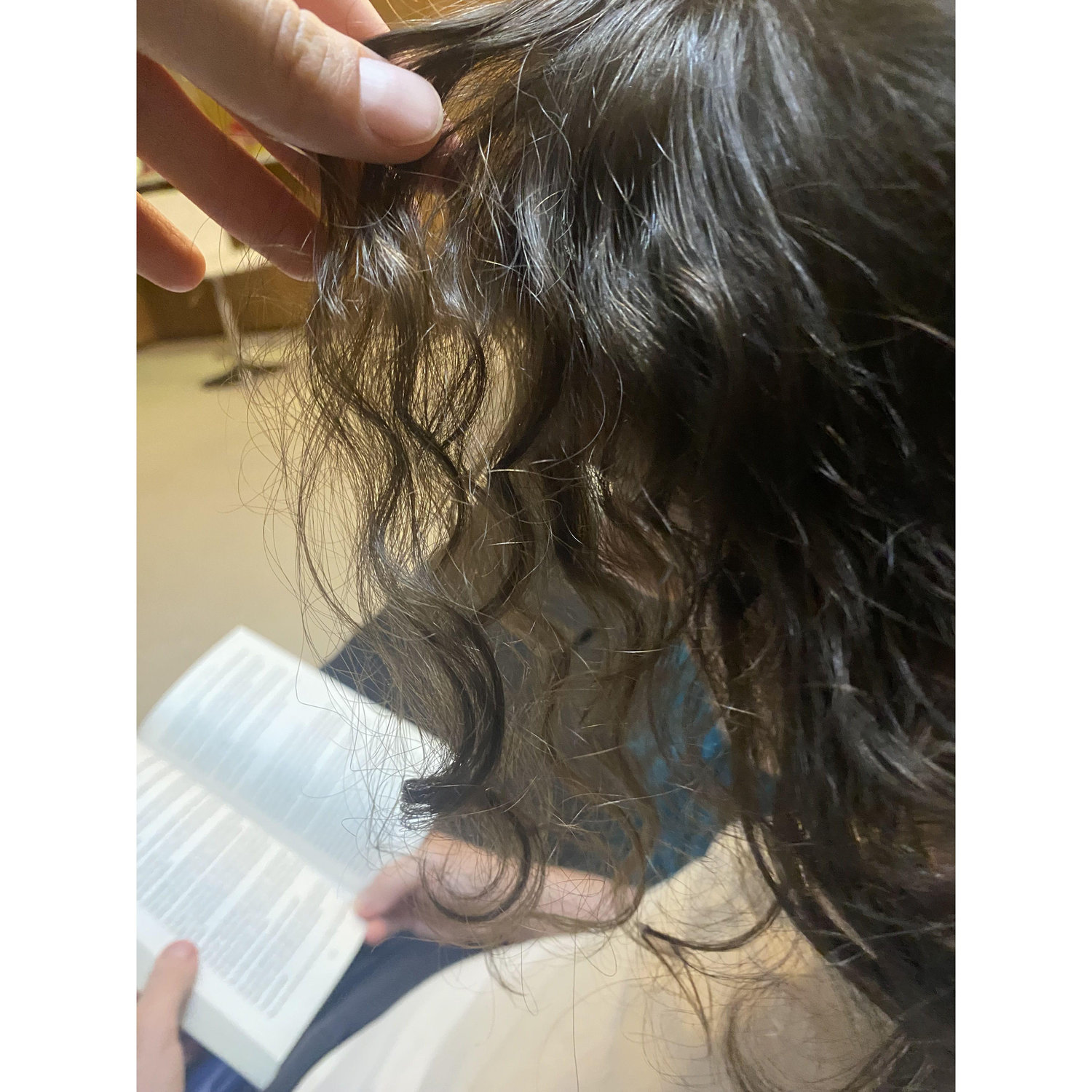 Foregrounding the curls