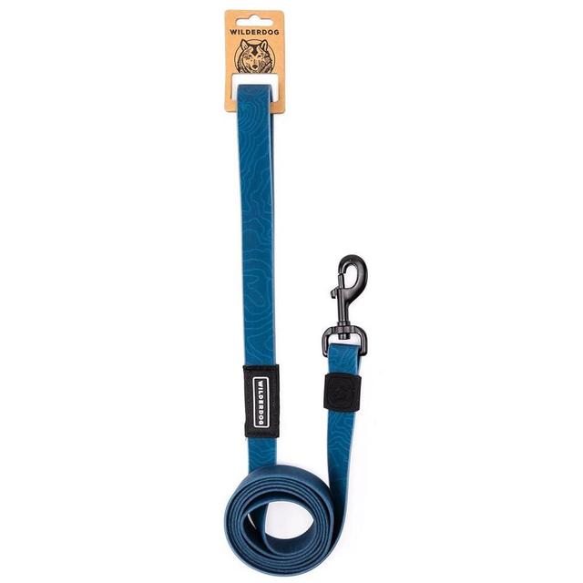 Wilderdog Waterproof Dog Leash - Repels Water & Dirt - Pacific Blue