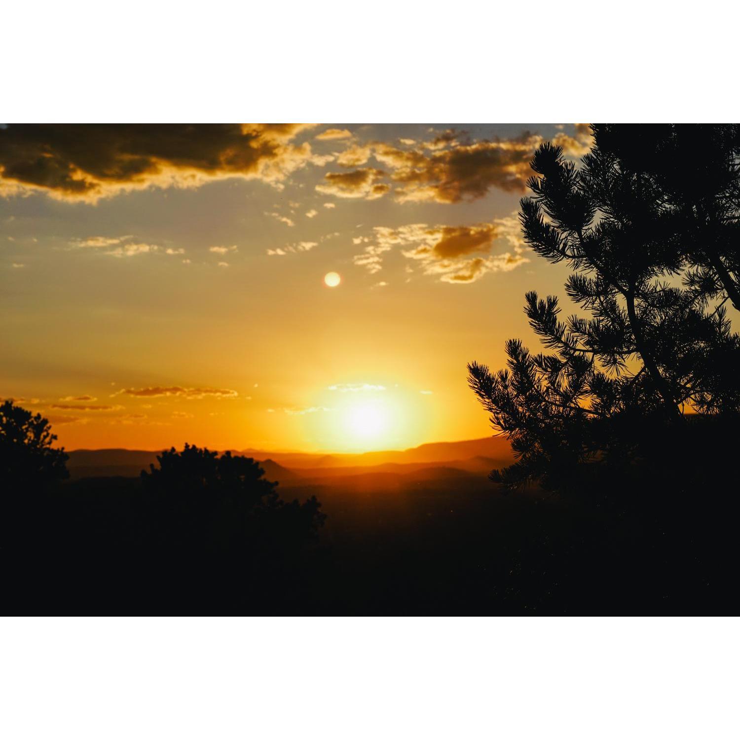 We paid $3 to see this sunset, but it was worth it.