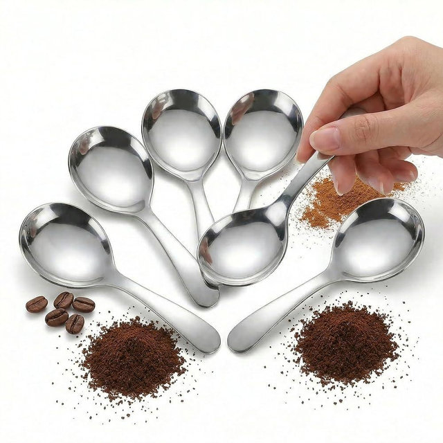 6-Pack Mini Stainless Steel Condiment Spoons, Small Jar Spoons for Spice, Salt, Sugar, Honey, Jam & Coffee, 3.62in Tiny Serving Spoons for Kitchen & Tea Bar