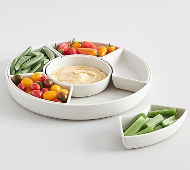 Mason Modern Melamine Multi-Sectioned Serving Platter