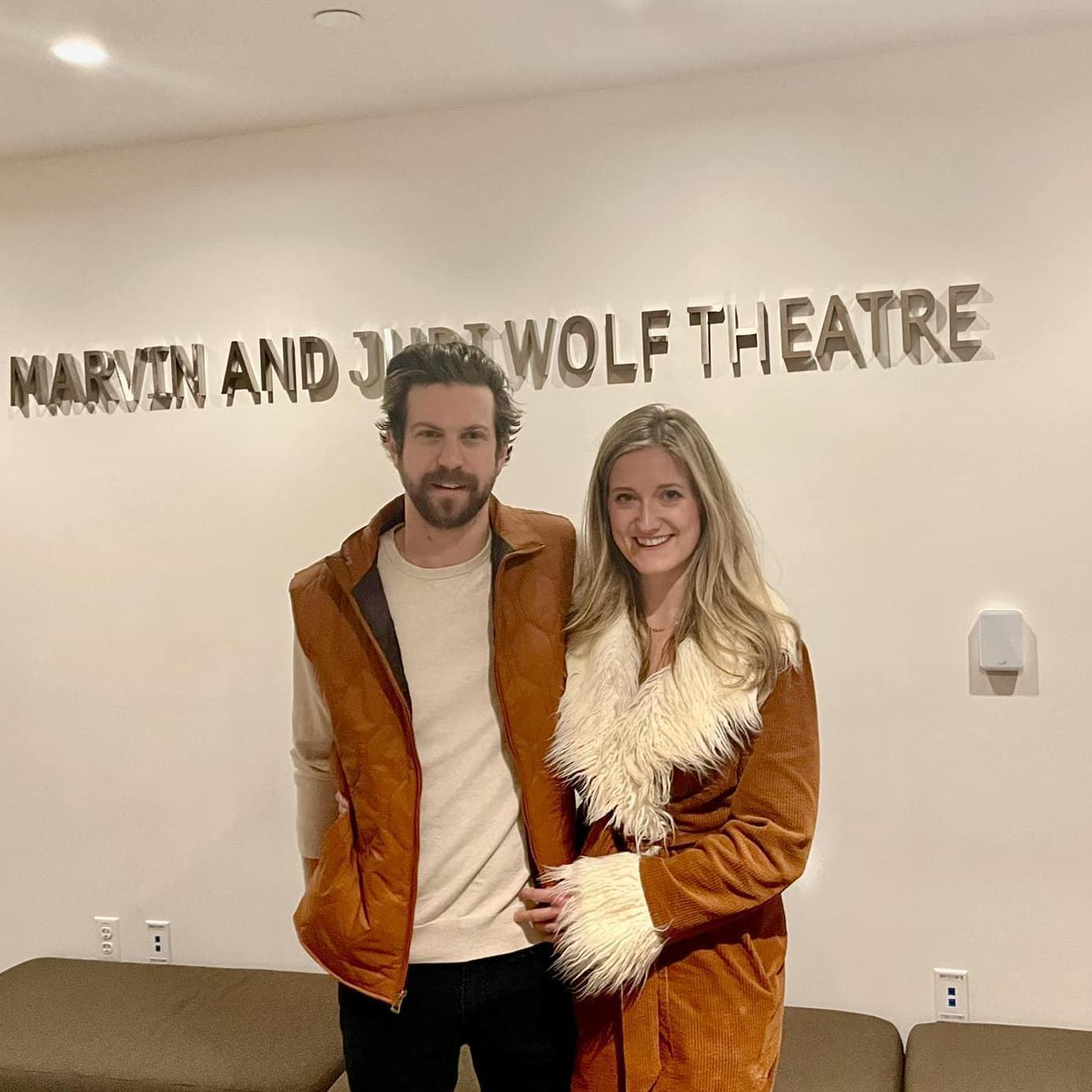 Right before we saw 'A Christmas Carol'- 2023
