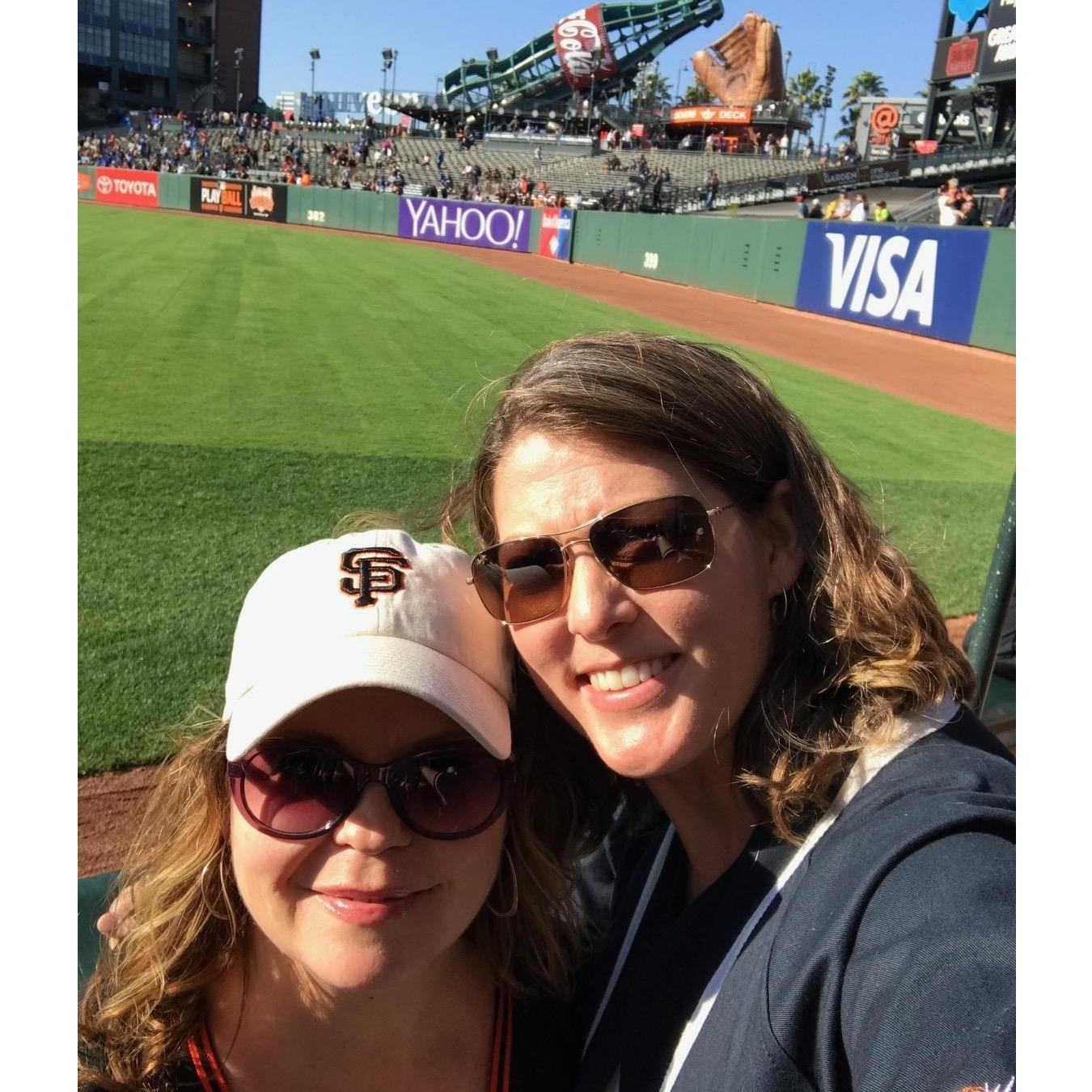 Giants game out in Triple's Alley for VIP Metallica Night!