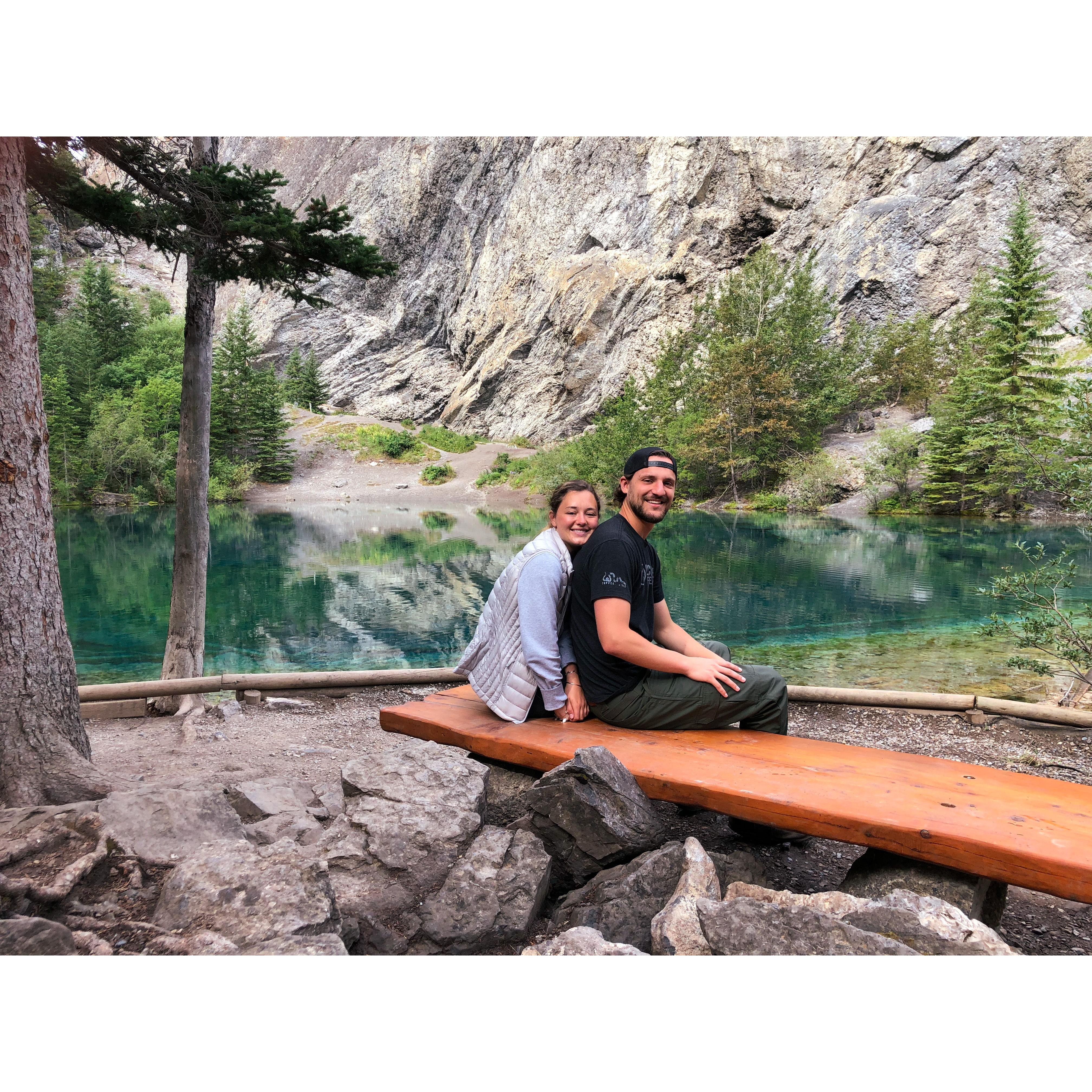 Grassi Lakes hike in Canmore, Canada