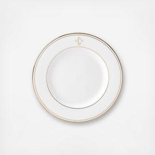 Federal Gold Block Salad/Dessert Plate