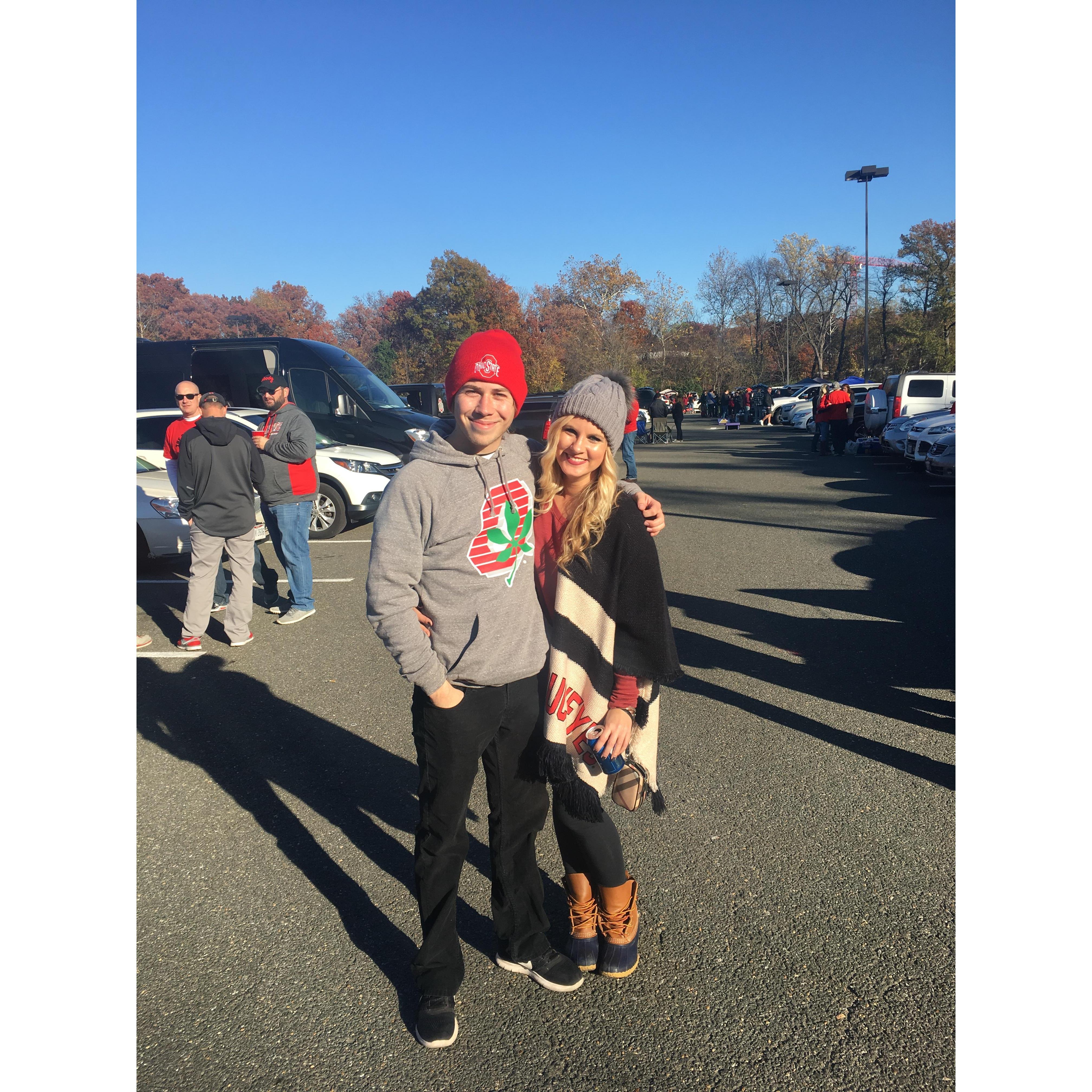 OSU vs. Maryland our first year as Maryland residents!