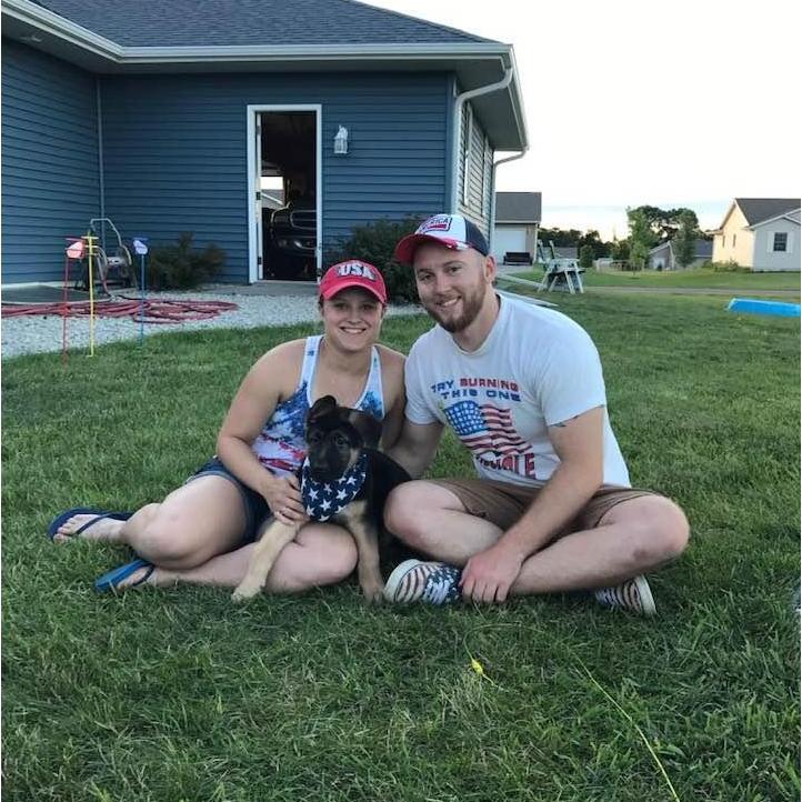 The day after we brought Ranger home