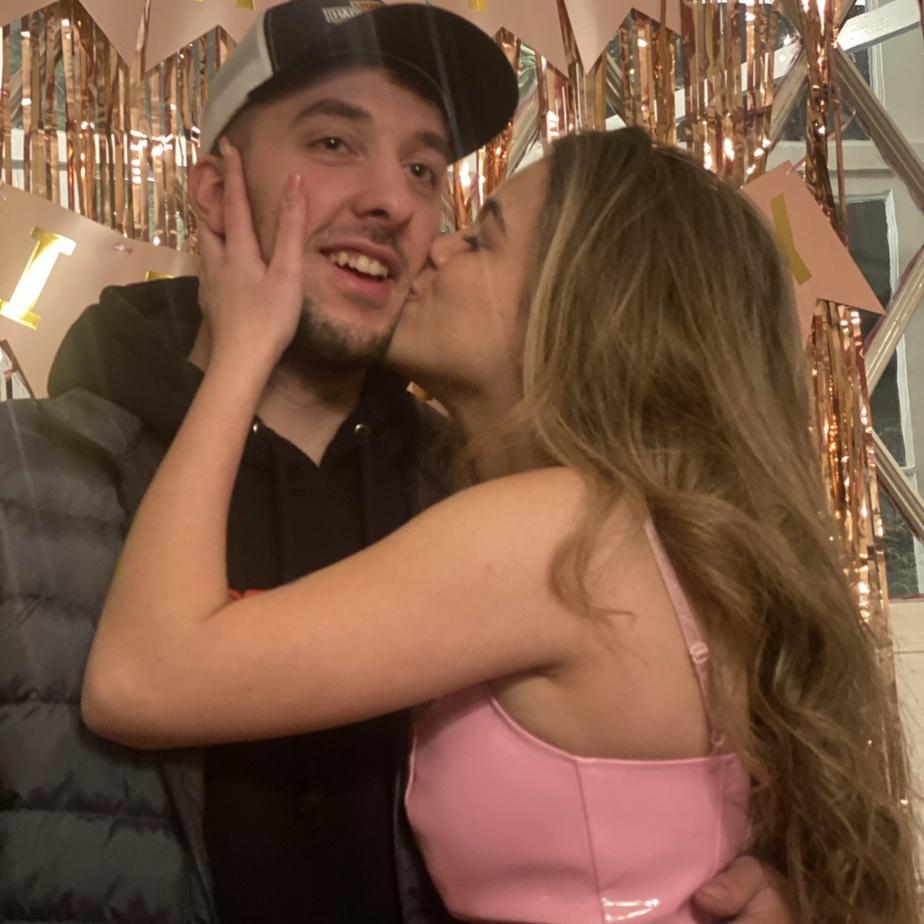 Dora’s 21st birthday party! We kept telling everyone we were “just friends” 😅 that didn’t last long! 💕