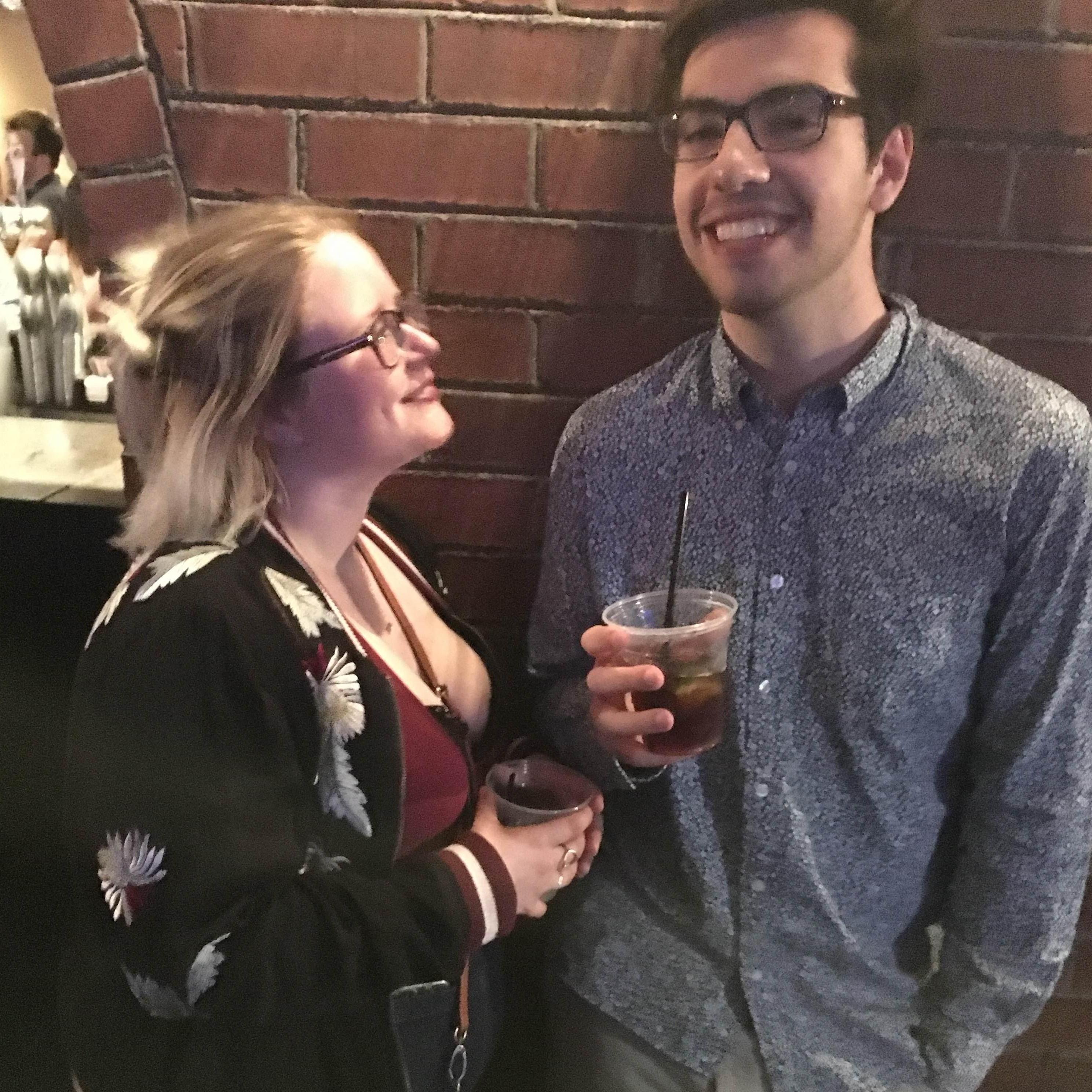 april 29, 2017: the night we met at tia's on the boston harbor. clearly, it was love at first sight!