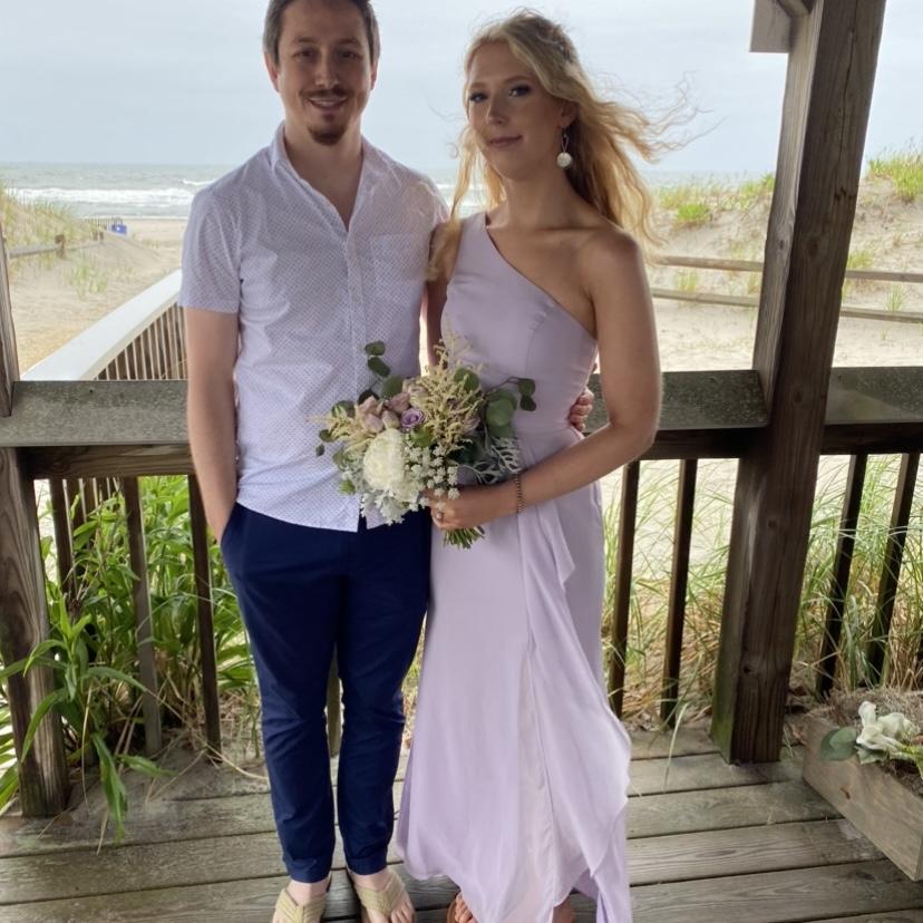 Bailey was a bridesmaid in her sisters wedding the summer of ‘21 at Stone Harbor, New Jersey.