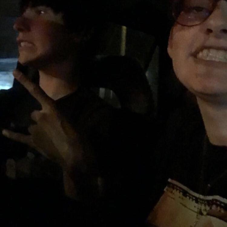 Our first ever photo together