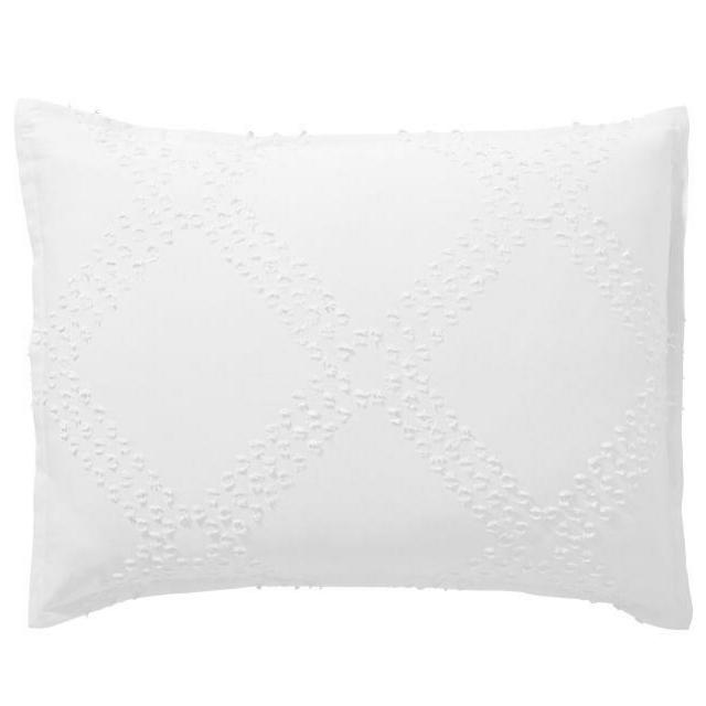 Textured Jacquard Cotton Shams (standard)