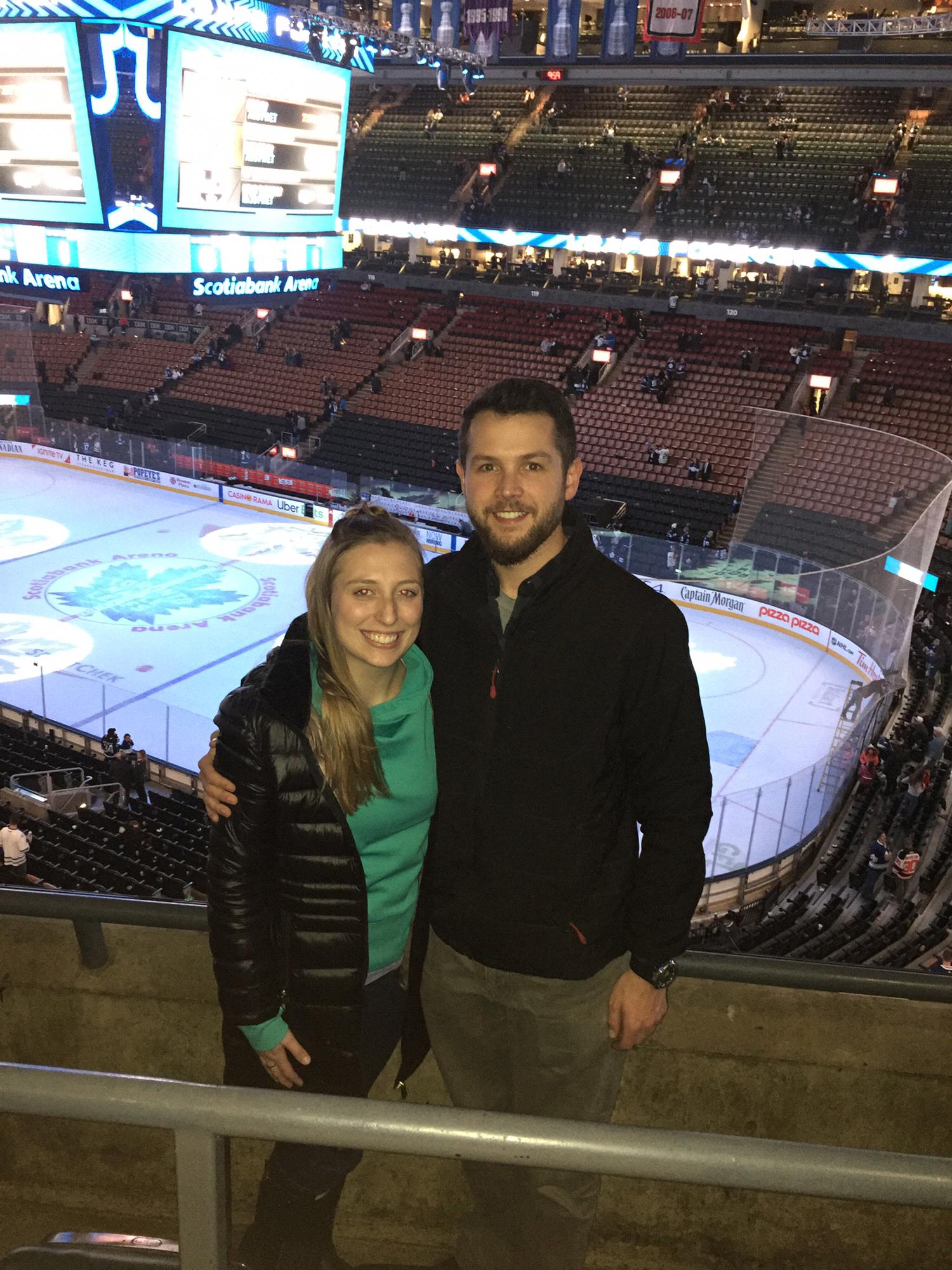 Maple Leaf's game in Toronto!