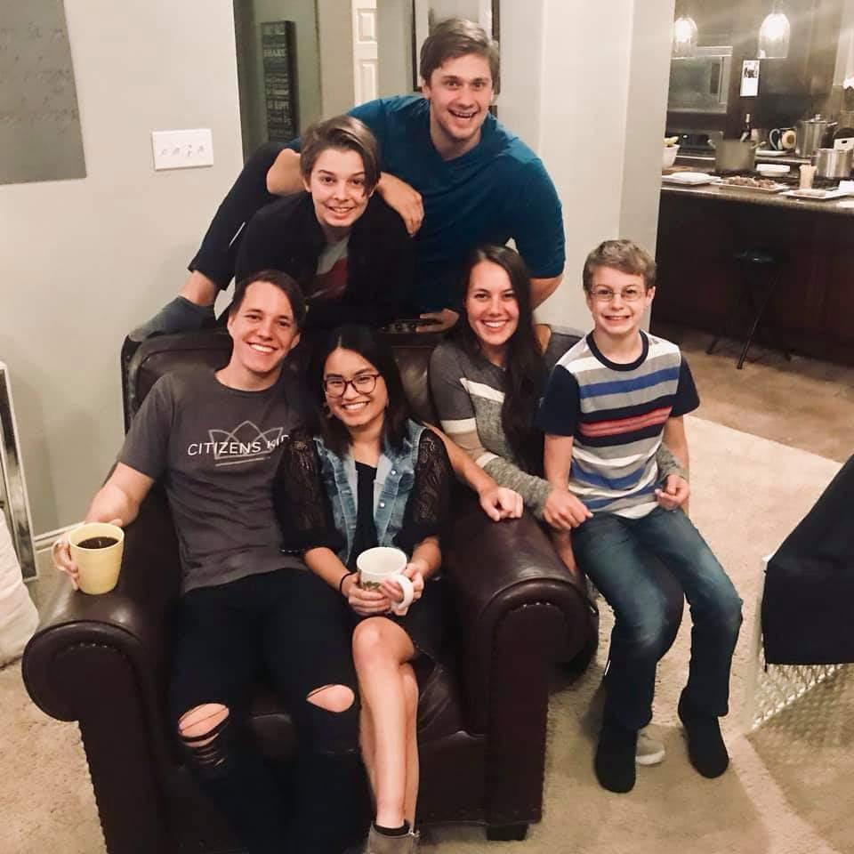 First time meeting Noah's siblings. So many laughs that night.