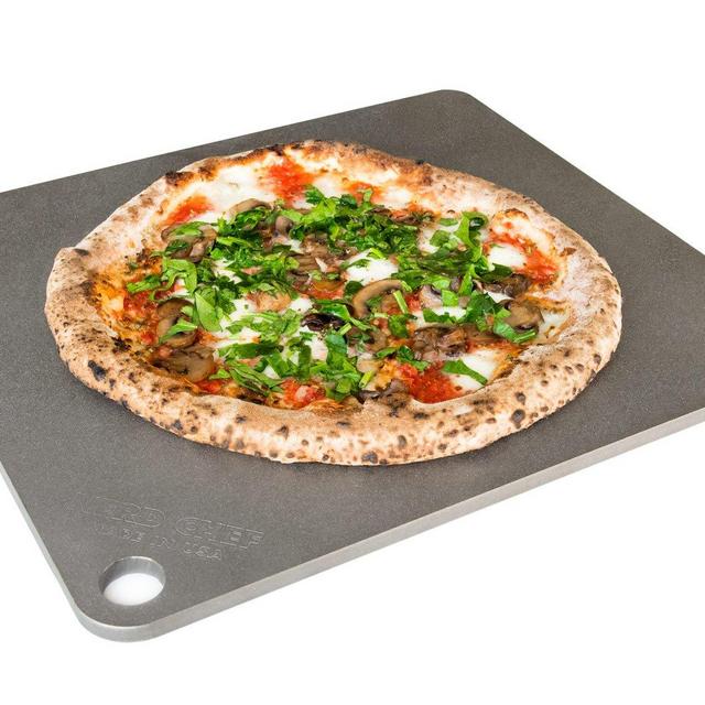 NerdChef Steel Stone - High-Performance Baking Surface for Pizza (.375" Thick - Pro)