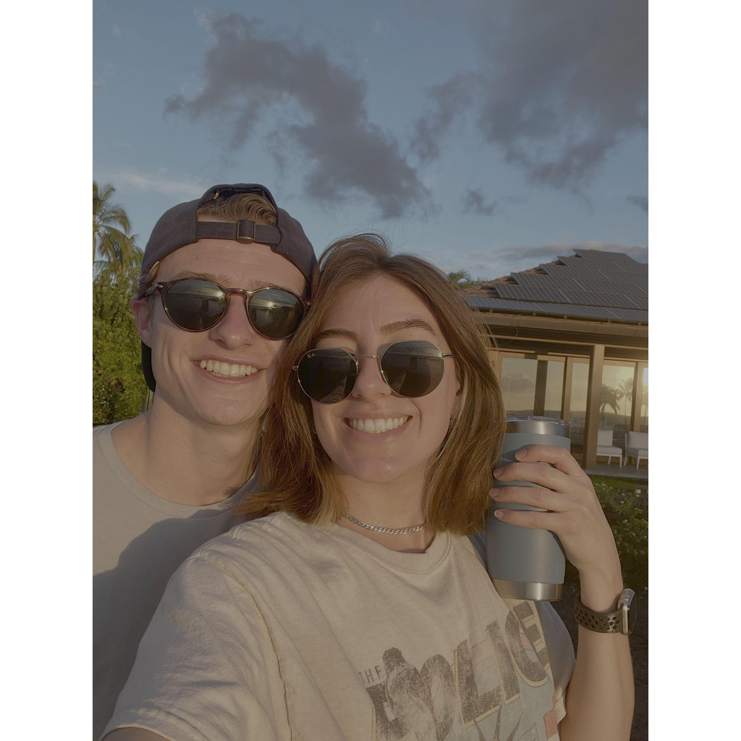 Matt and Mac's first anniversary in Hawaii during a Hayes family vacation! June 25th, 2022.