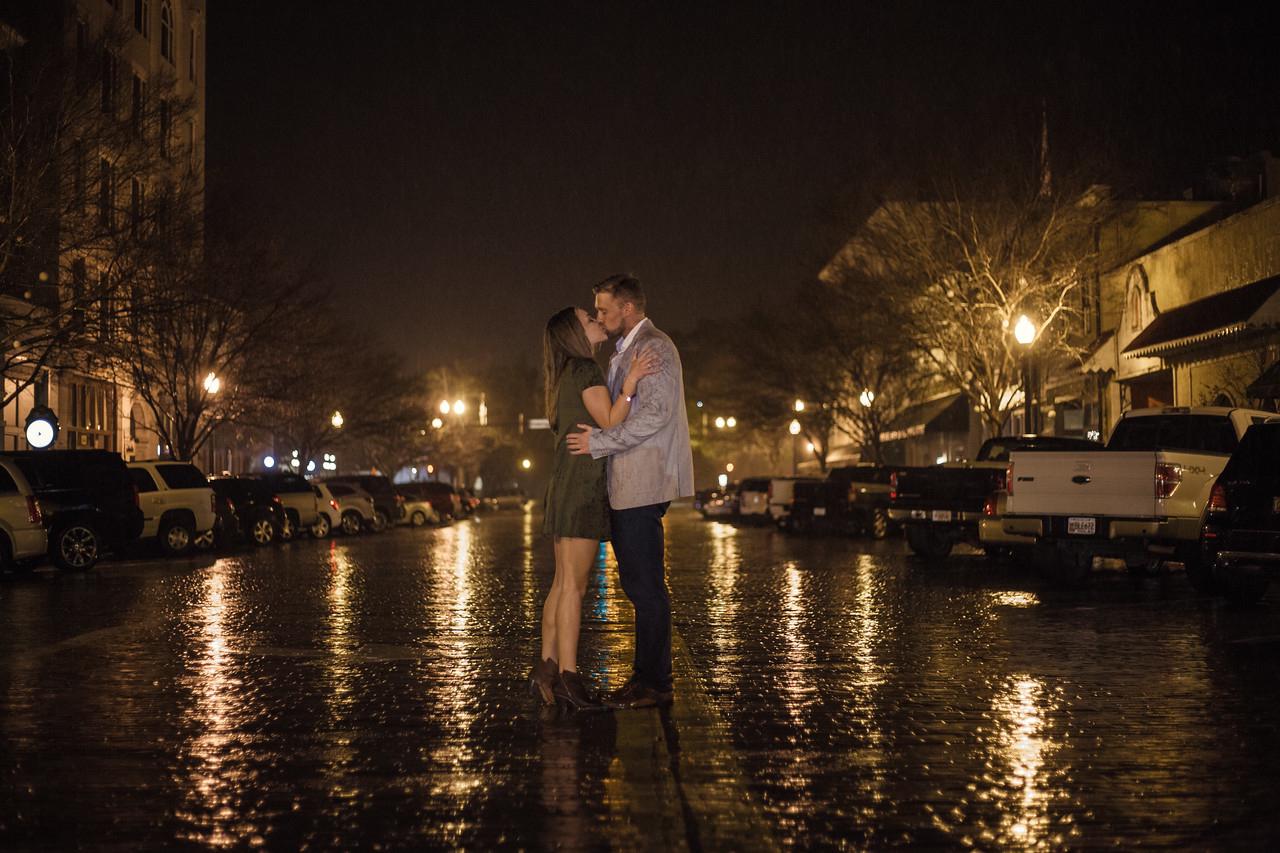 Our engagement at Jonah's in Thomasville, GA