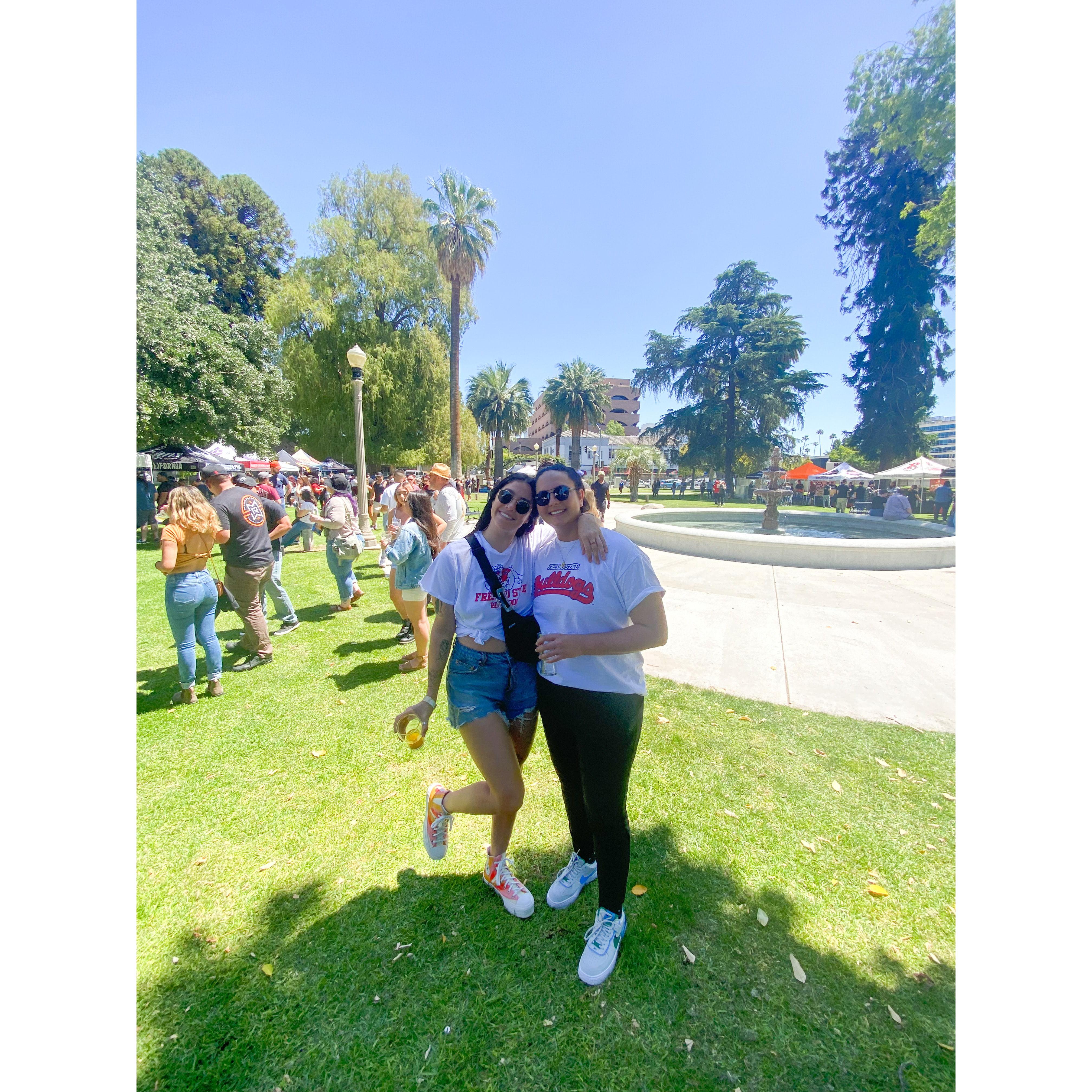 When we went to Riverside to support Fresno State Women's Water Polo (they won). We got an all-you-can-drink beer tasting for (accidentally) $10!