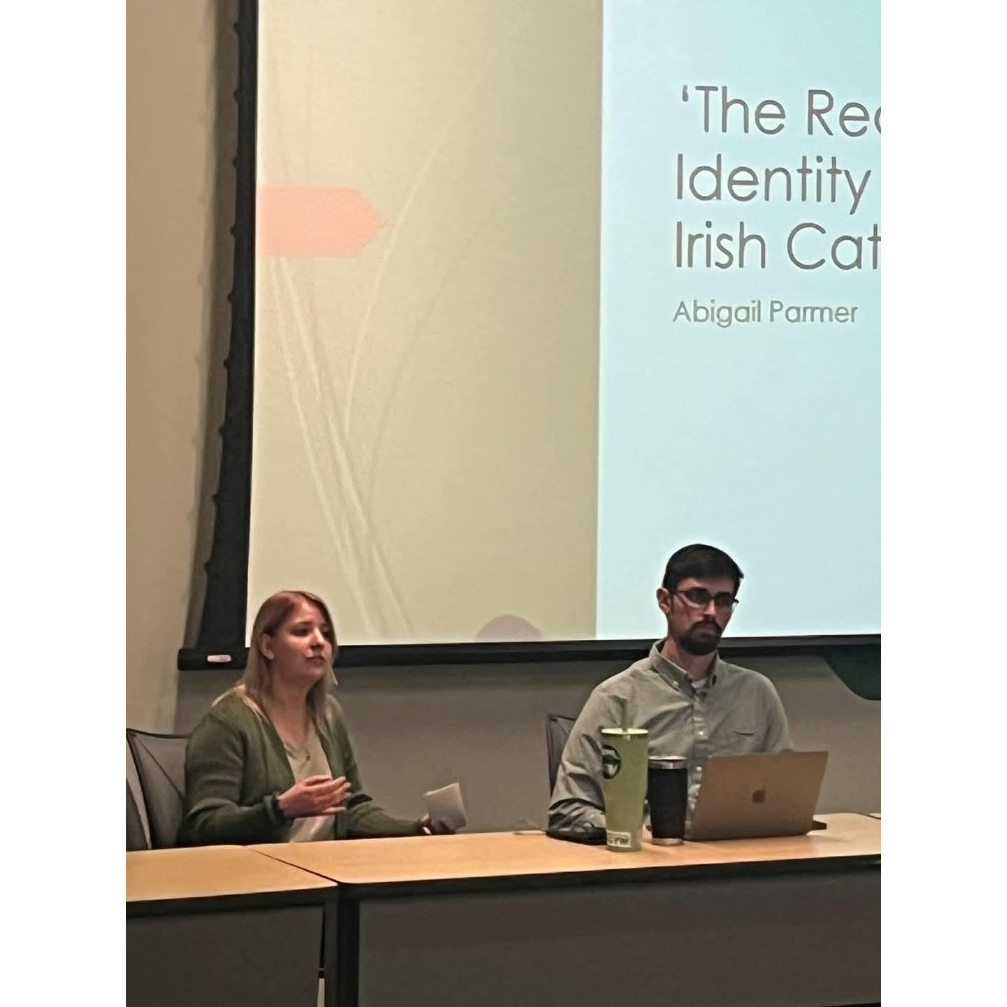 Presenting at a conference on a panel together