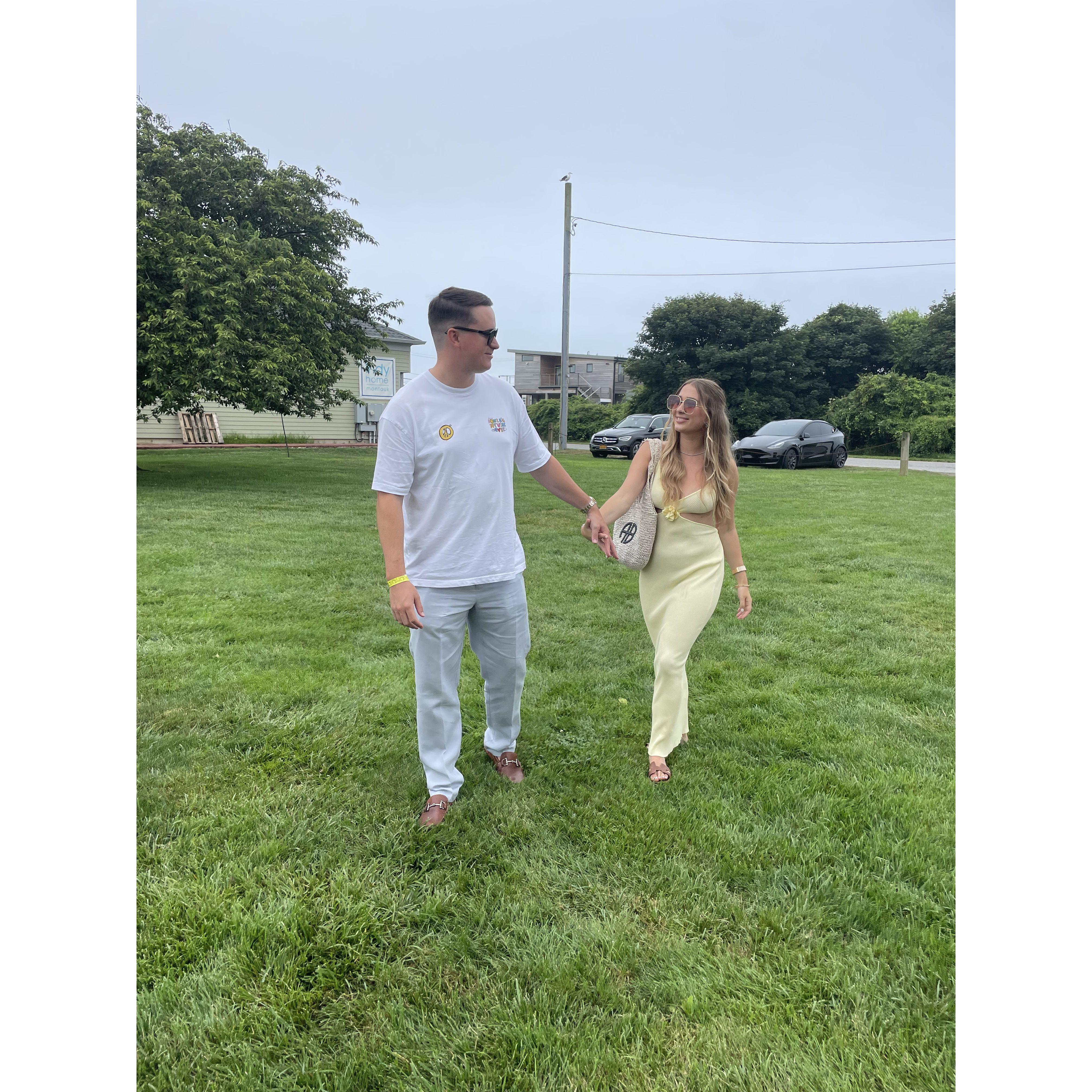 Enjoying a Montauk weekend together