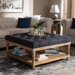 Kelly Rustic Cocktail Ottoman