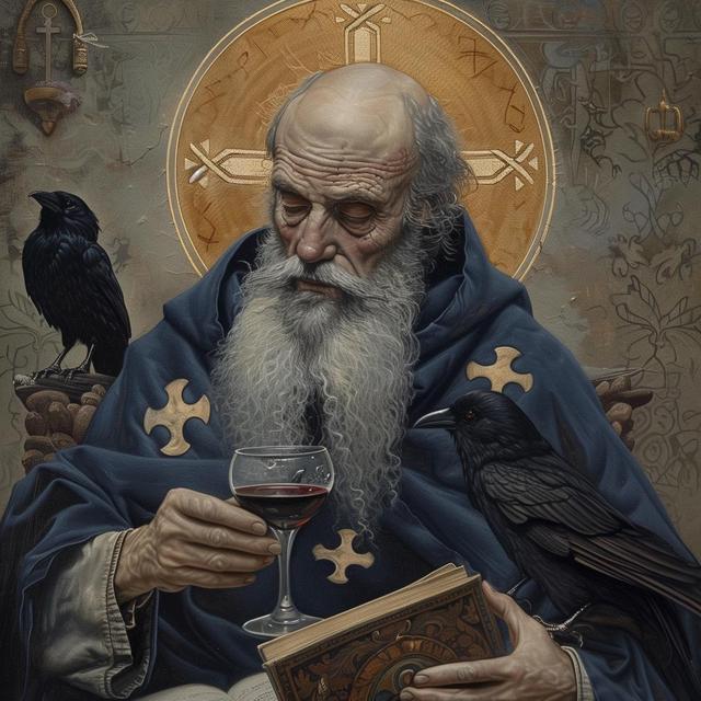 Saint Benedict | High Definition Instant Download | Christian Catholic Artwork