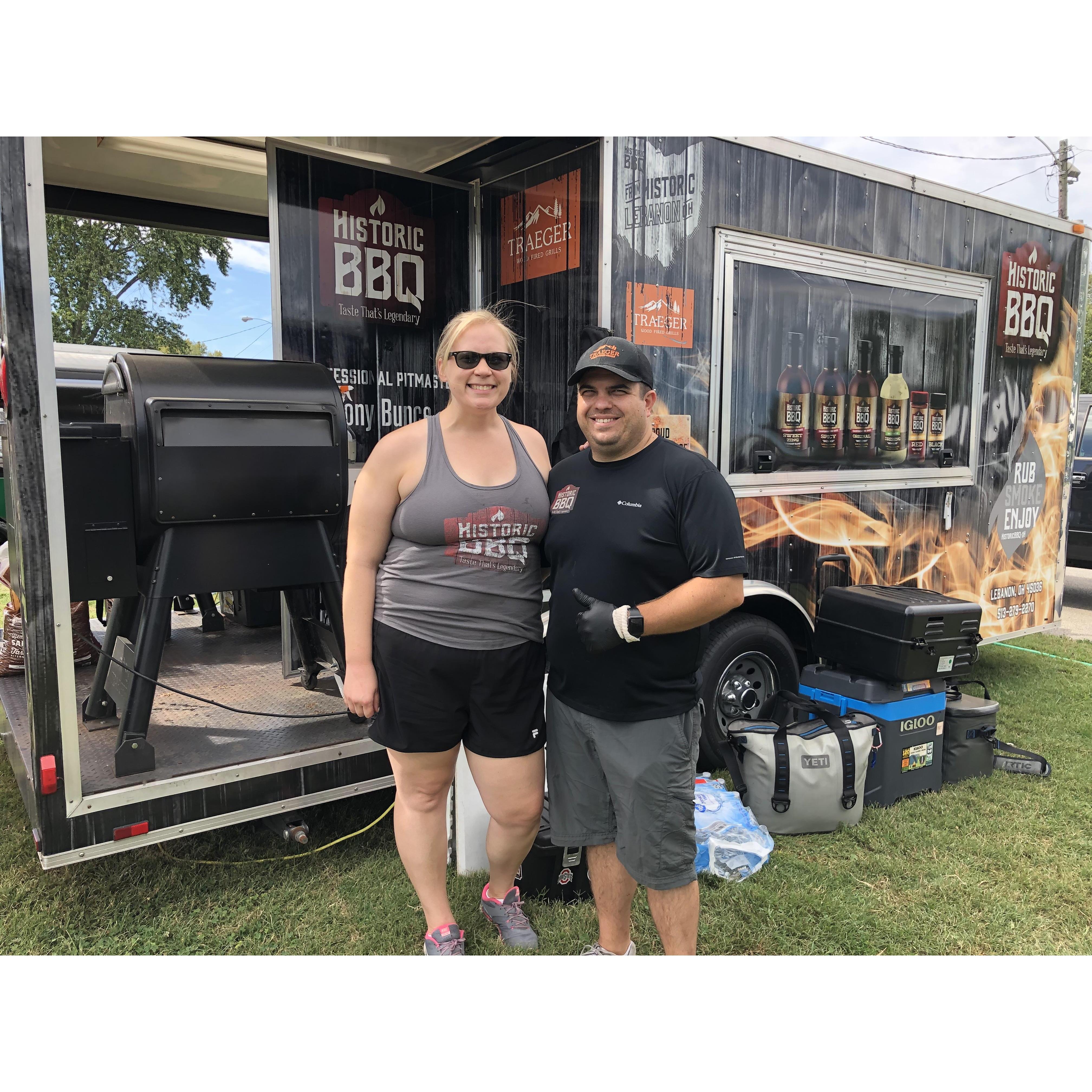Living that Historic BBQ life on the BBQ competition trail!