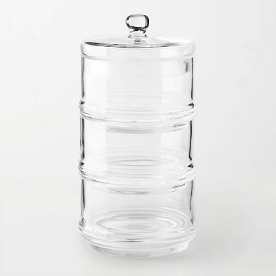 Tiered Canister Apothecary Glass Clear - Threshold™