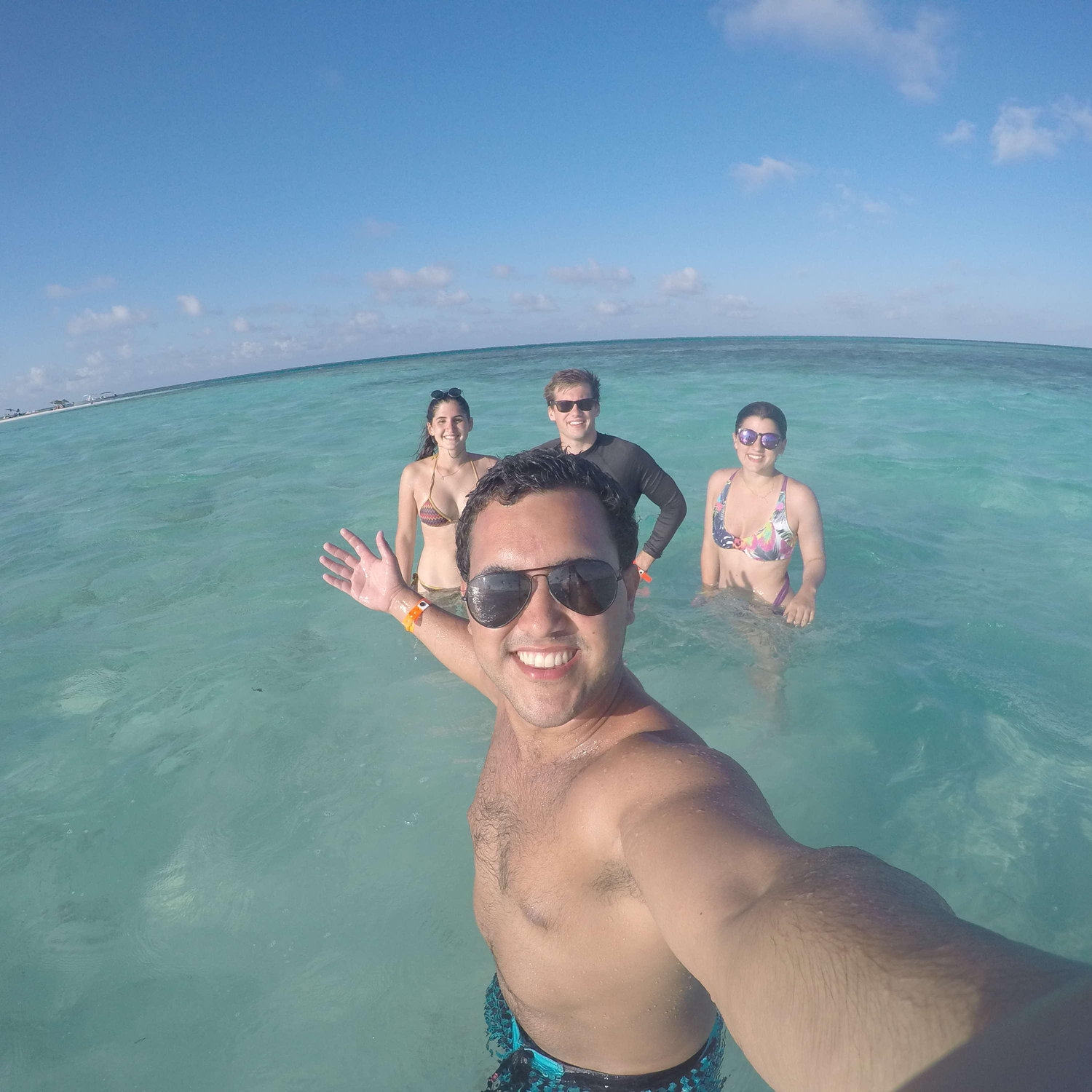 El primer viaje que hicimos juntos! Conociendo los Roques en el 2015!