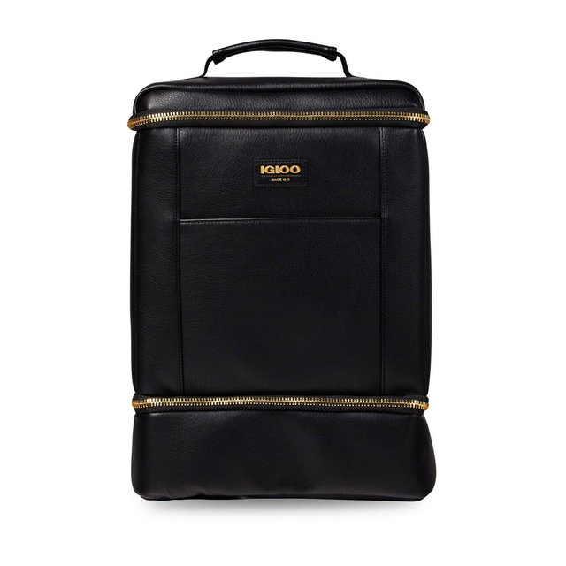 Igloo Luxe Dual Compartment Cooler Backpack - Black