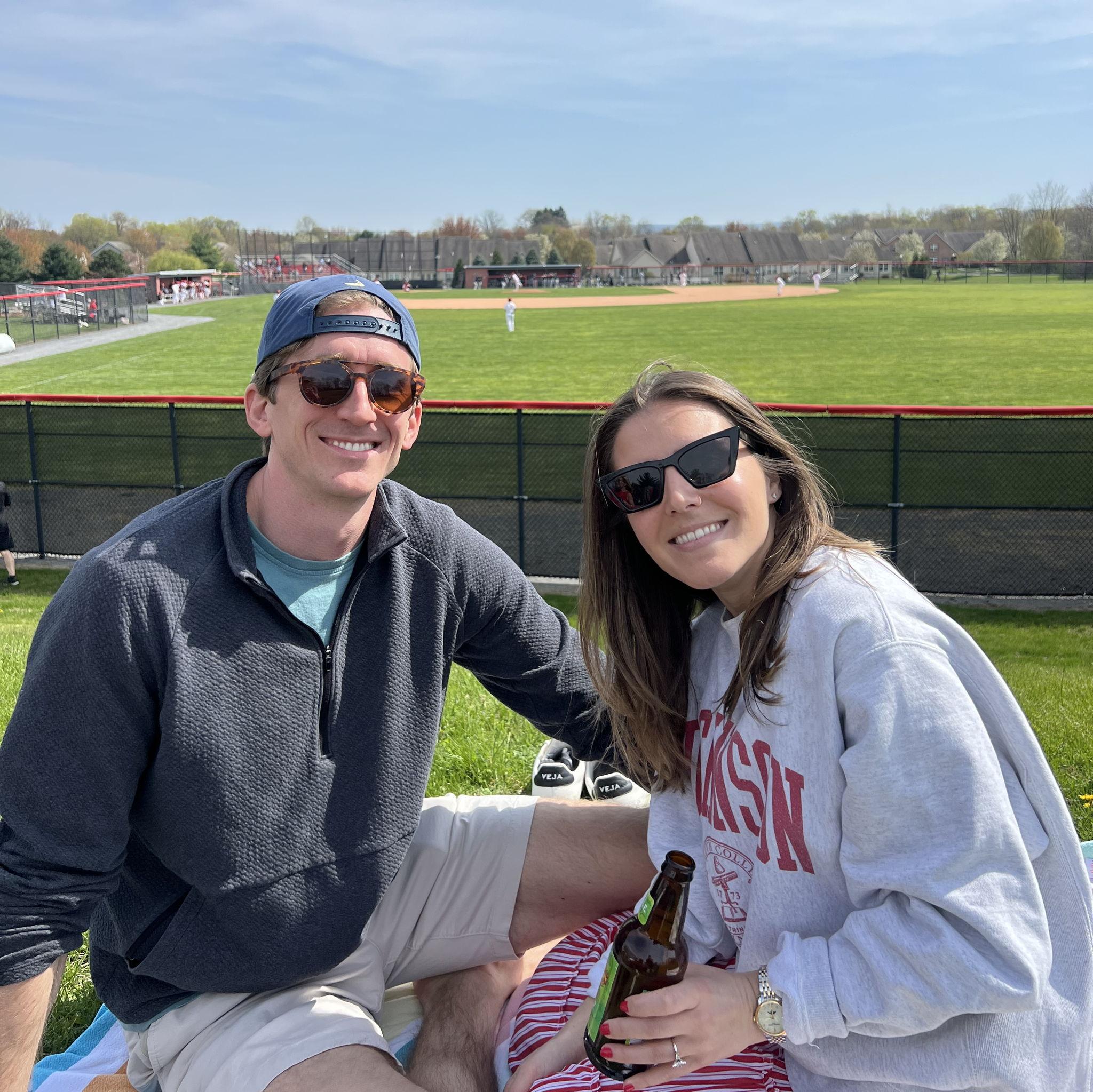 Weekend trip in Carlisle to watch Dylan play baseball!