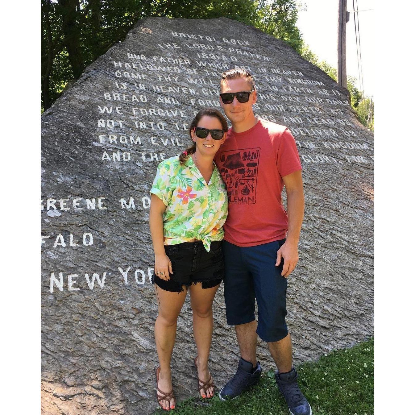 Ethan's first visit to Vermont right before I moved to Wisconsin in 2018.