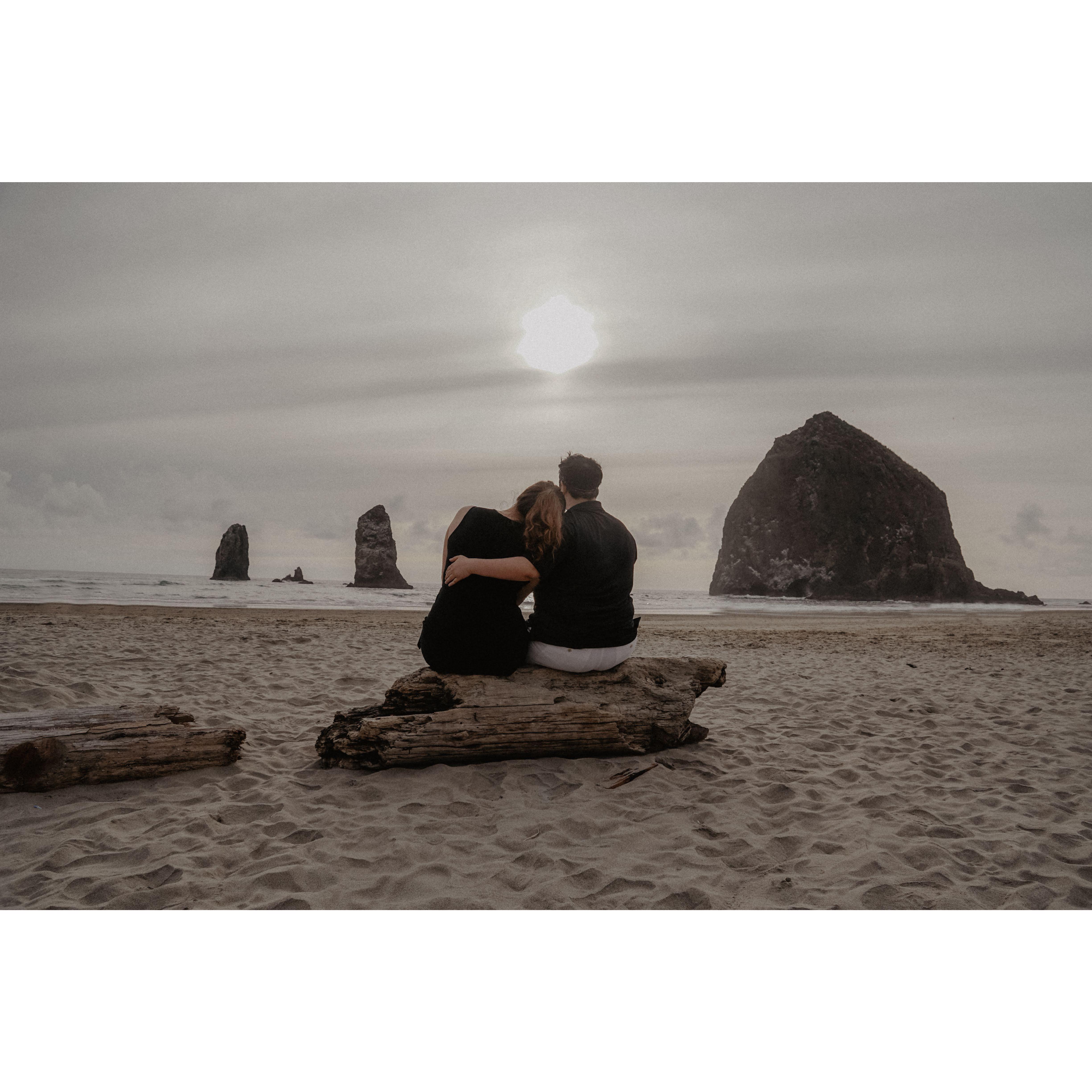 Chilling at Cannon Beach!