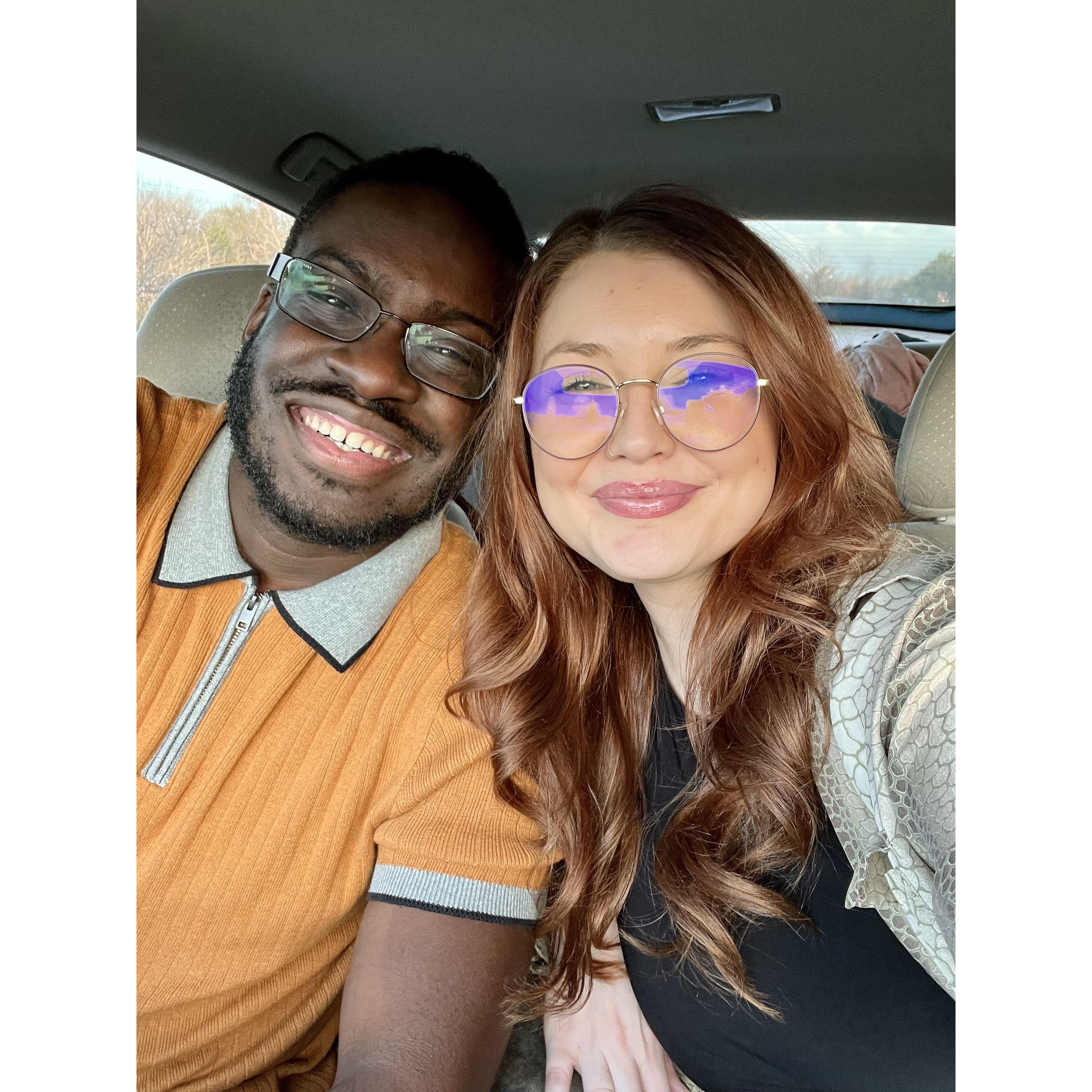 Our very first photo together!