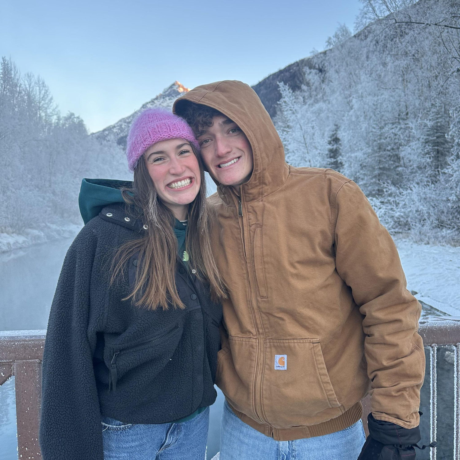 Right before Kaleb proposed, Abbi thought this would be a good photo spot. Little did she know...