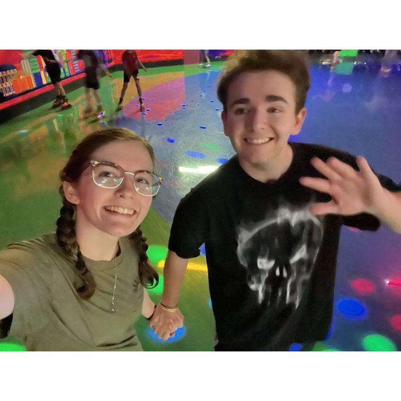 Roller skating for my 19th birthday