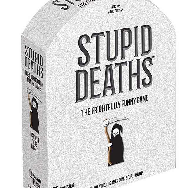University Games Stupid Deaths The Party Game, Funny Card Game & Board Game for Adults & Teens Ages 12 & Up (01404)