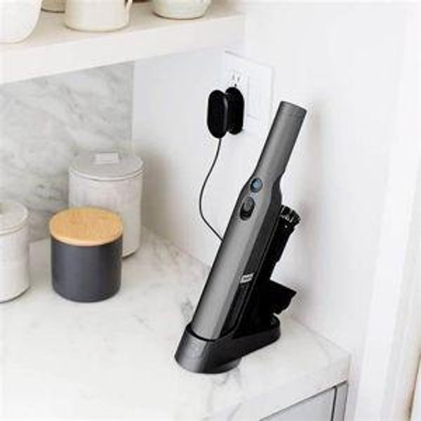 Shark WV201BK WANDVAC Cordless Hand Vac, Lightweight & Portable at 1.4 lbs. with Powerful Suction, Charging Dock, One-Touch Empty for Car & Home,Mattress,Duster Crevice Tool Included,Black(Pack of 1)
