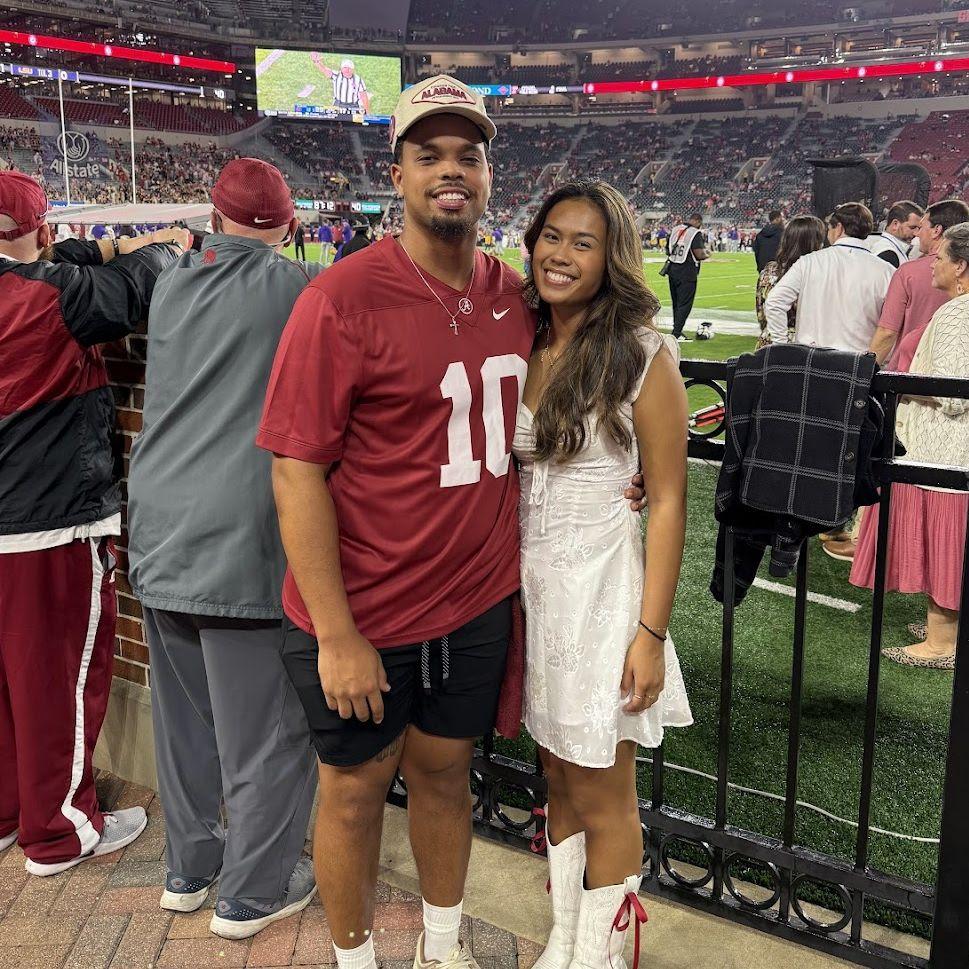 At the 2025 Bama vs. LSU game!