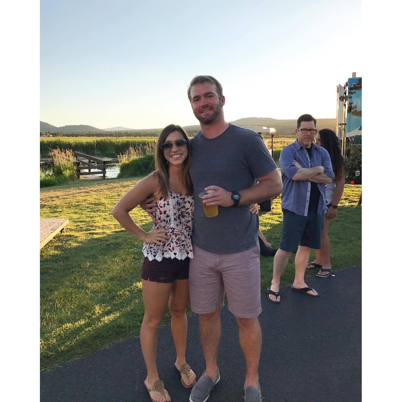 This picture was taken last summer in Sunriver. This was the first family trip with the boyfriends! The next day Eric asked Peter for his blessing.