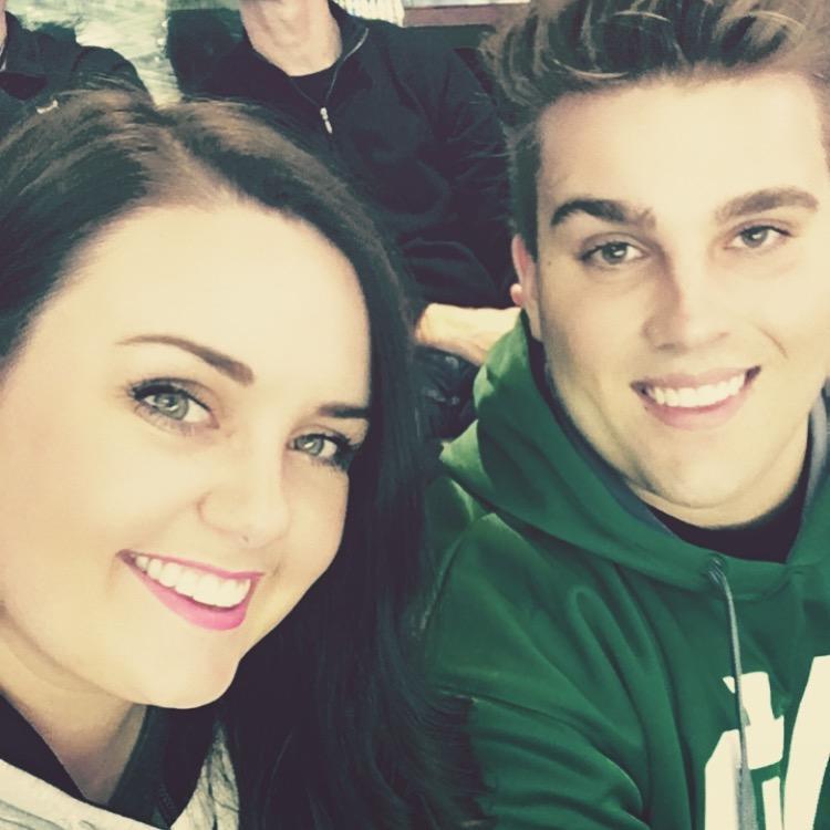 First UND hockey game together! We had suite tickets, it was so much fun.