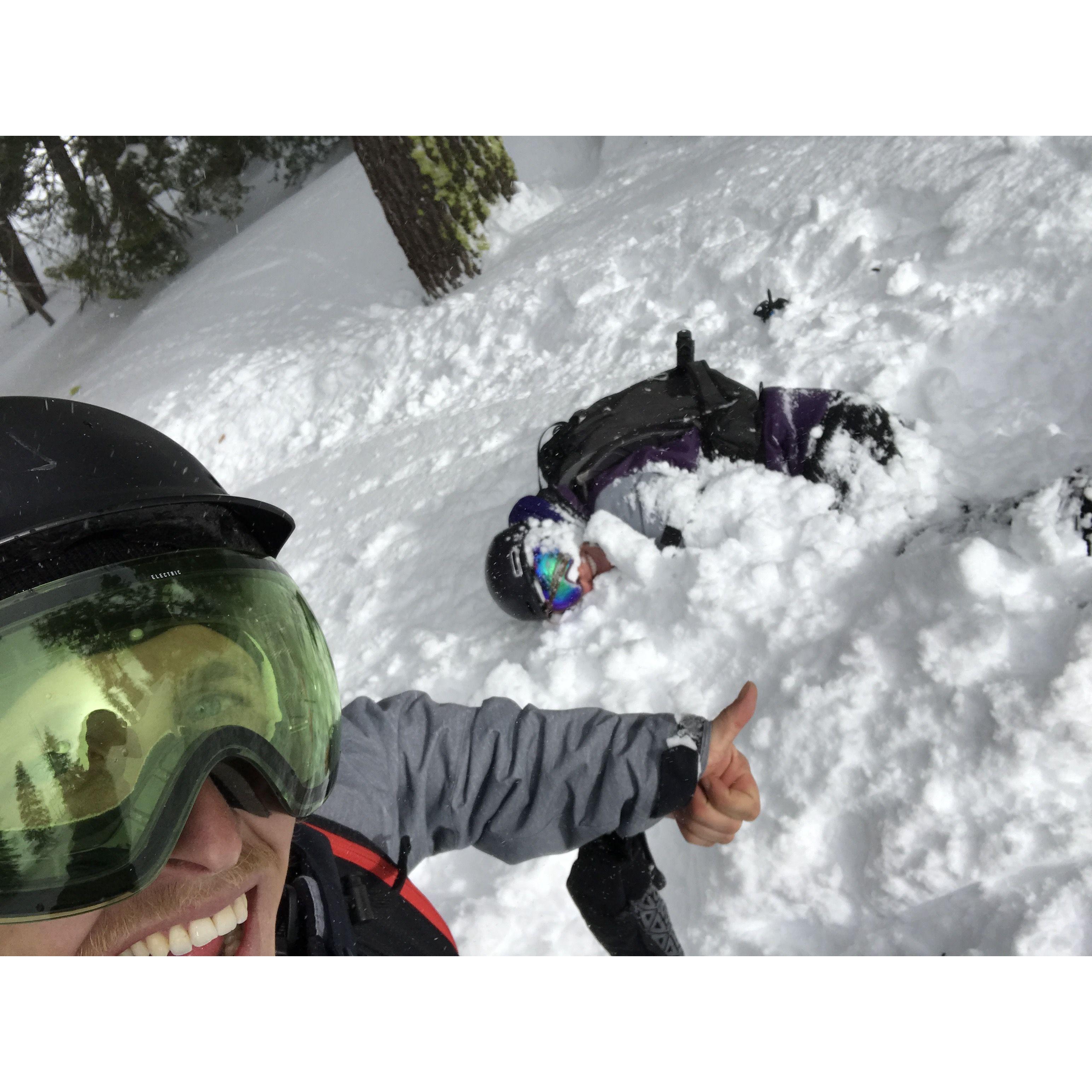 Brian's first trip to Alpine Meadows