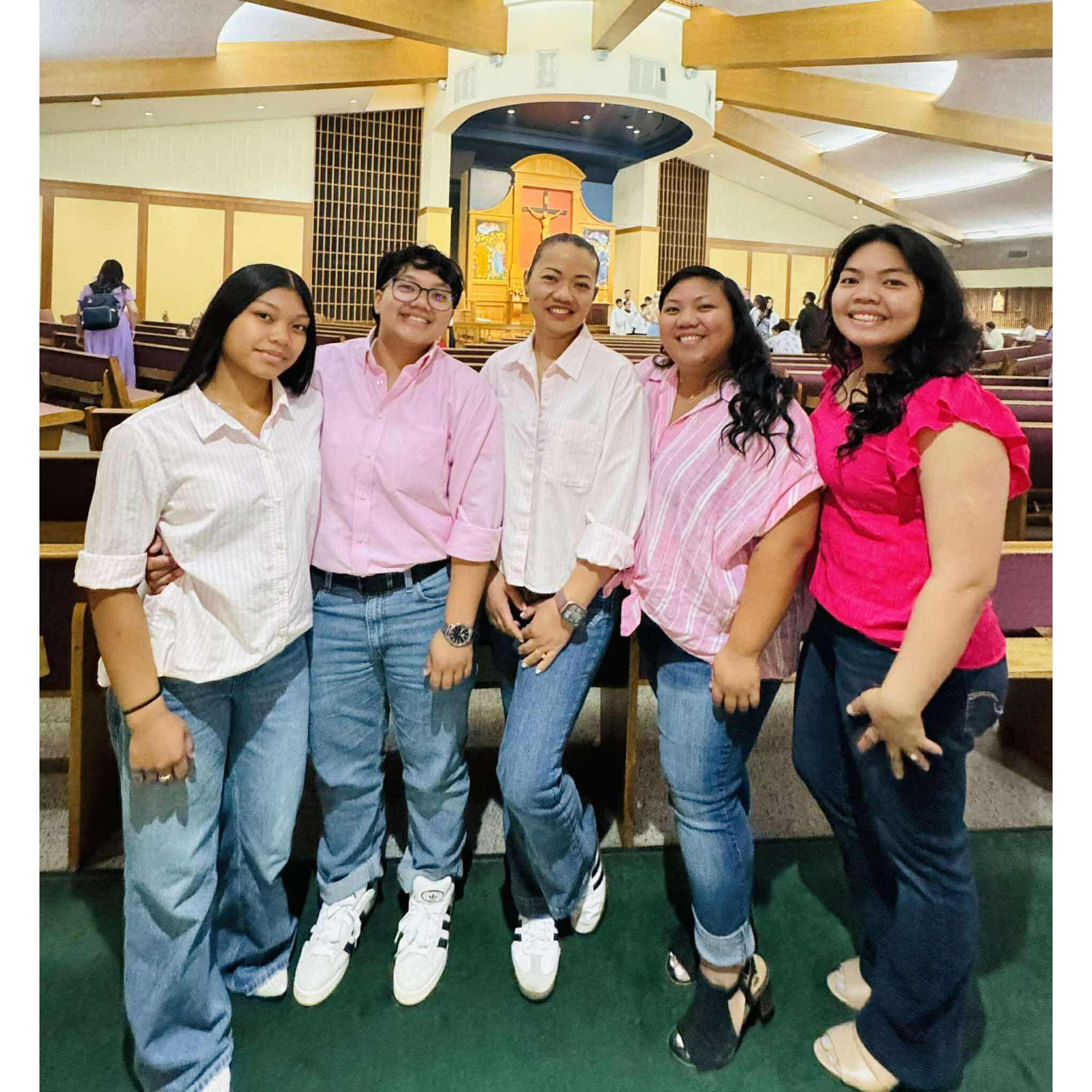 Our oldest daughter, Pinky, and her four beautiful children, Sophia, Sheena, Sharlene, and Soleen